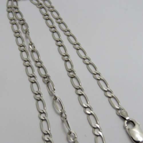 Sterling silver necklace - Weighs 8,9 g - Length 60 cm