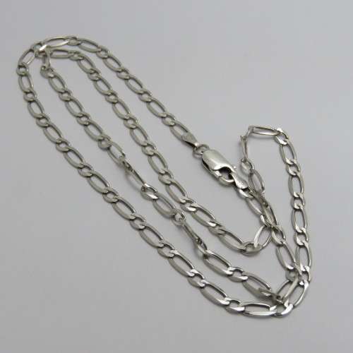 Sterling silver necklace - Weighs 8,9 g - Length 60 cm