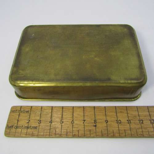 WW1 Christmas 1914 brass tin