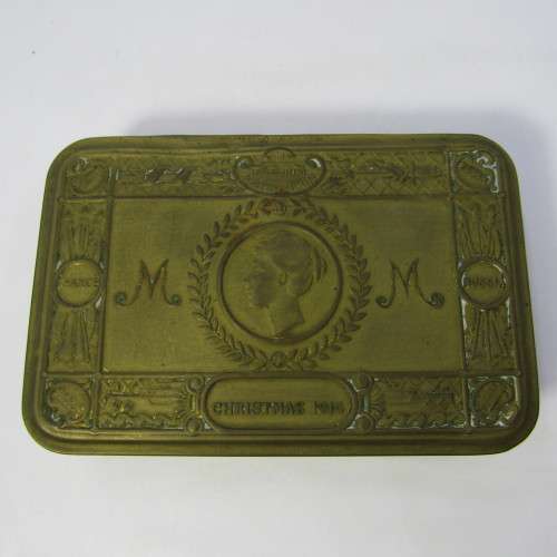 WW1 Christmas 1914 brass tin