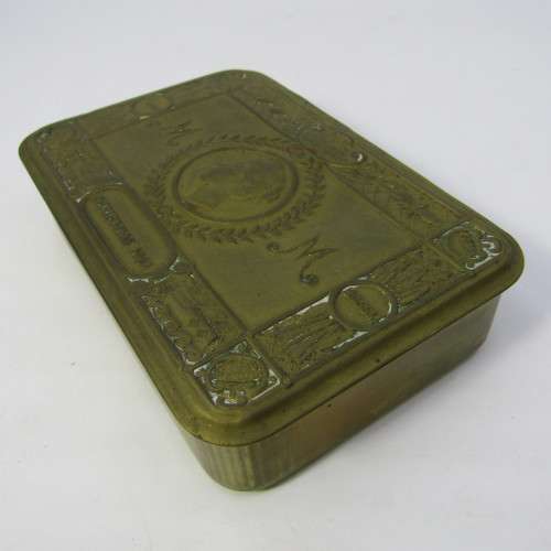 WW1 Christmas 1914 brass tin