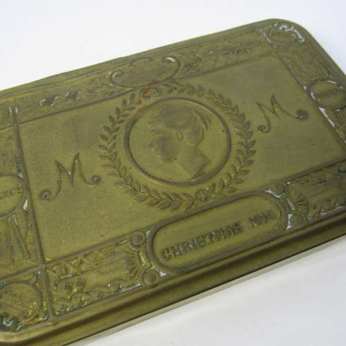 WW1 Christmas 1914 brass tin
