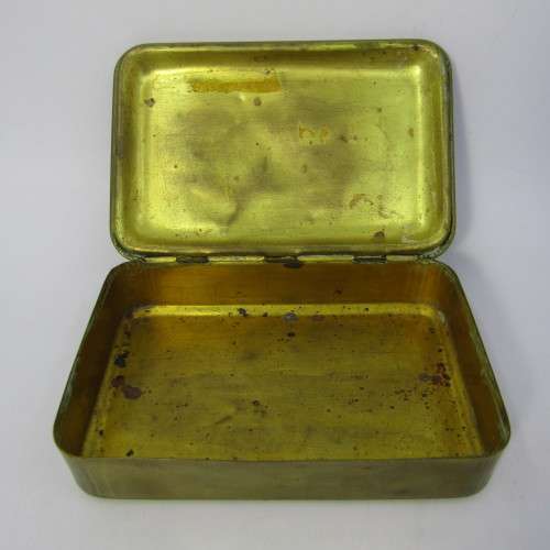 WW1 Christmas 1914 brass tin