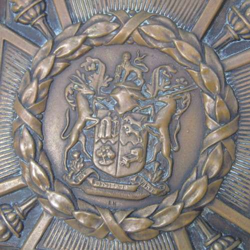 WW2 Death plaque to 206276V Lieutenant Francis Bullard, SA Air Force 15 Squadron