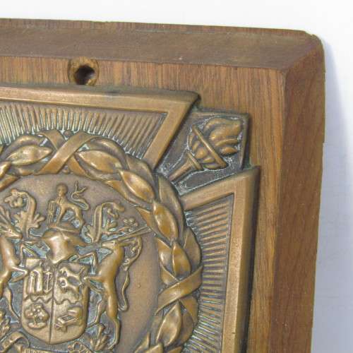 WW2 Death plaque to 206276V Lieutenant Francis Bullard, SA Air Force 15 Squadron