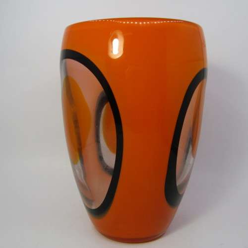 Beautiful Murano glass flower vase - 23cm