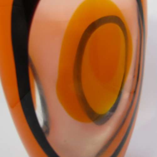 Beautiful Murano glass flower vase - 23cm