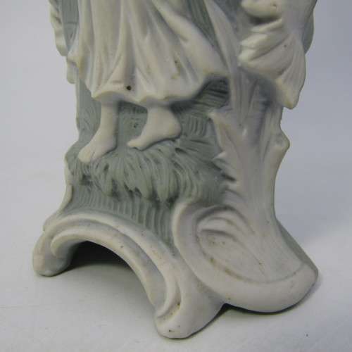 Antique Jasperware flower vase with number at base 3387