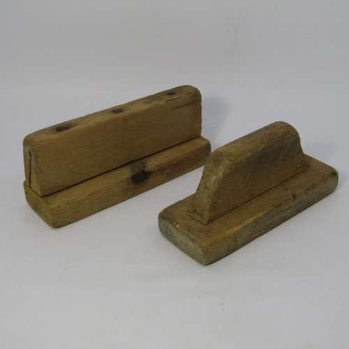 Antique wooden butter press