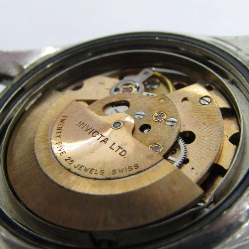 1970`s Invicta 41 Royal Marine automatic mens watch - working