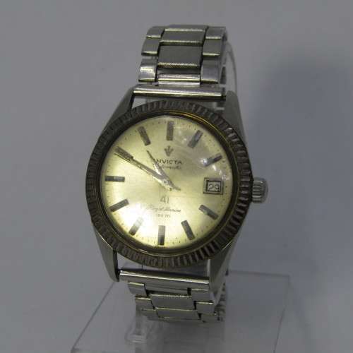 1970`s Invicta 41 Royal Marine automatic mens watch - working