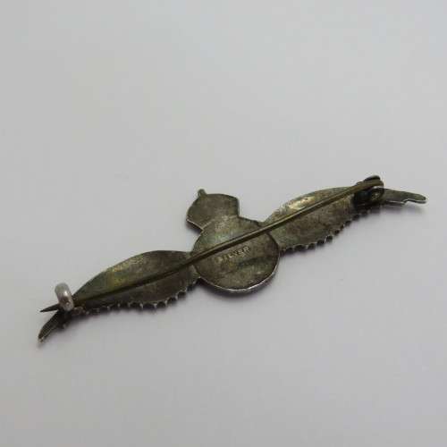 Silver WW2 SA Air Force sweetheart brooch