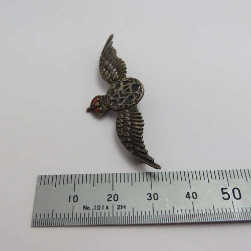 Silver WW2 SA Air Force sweetheart brooch