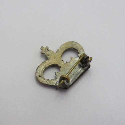 Vintage Victorian Crown pin badge