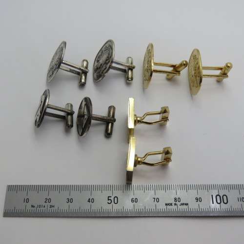 Lot of 4 pairs of vintage cufflinks