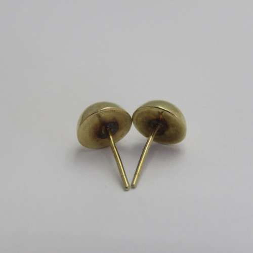 Pair of 9kt gold earrings - Weighs 0,6 g