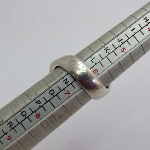 Beautiful sterling silver ring with Amethyst - Weighs 14,0 g - Size M