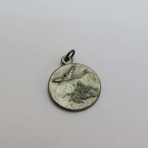 Vintage St Christopher travelling medallion pendant