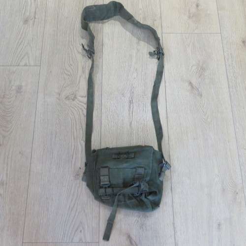 British 1958 Pattern kidney pouch and yoke converted to patrol bag - Bag size 24 x 27 cm