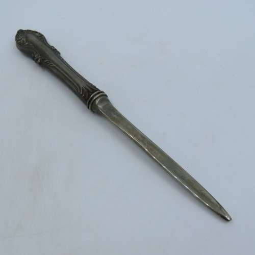 Antique silverplated letter opener