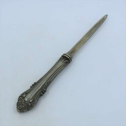 Antique silverplated letter opener