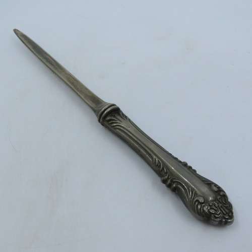 Antique silverplated letter opener