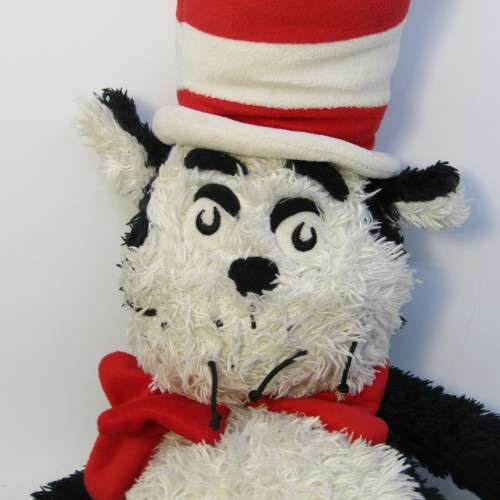 Pair of Dr. Seuss`s Cat in the Hat plush toys - 64cm