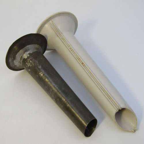 Pair of Meat Mincer sausage spouts - for No. 8 mincer