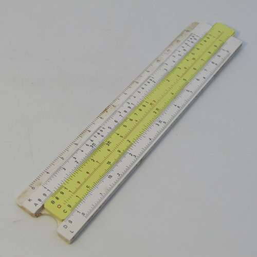 Vintage RECO No. 601 UTO 13cm slide ruler