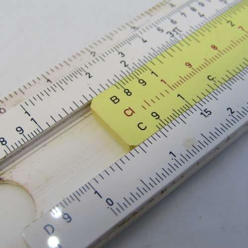 Vintage RECO No. 601 UTO 13cm slide ruler