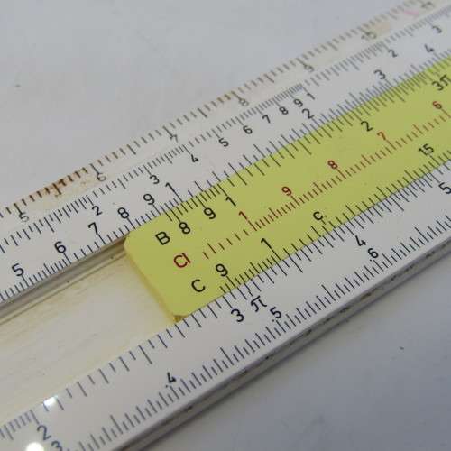 Vintage RECO No. 601 UTO 13cm slide ruler
