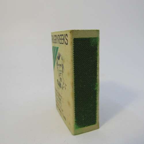 Set of 13vintage Springbok Rugby series safety matchboxes - empty