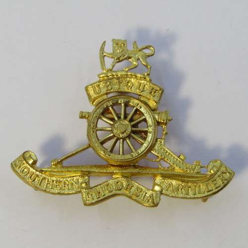 Southern Rhodesia Artillery cap badge - possible reproduction