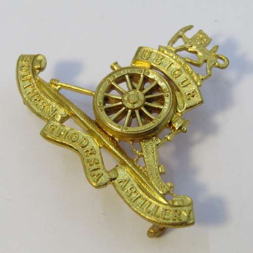 Southern Rhodesia Artillery cap badge - possible reproduction