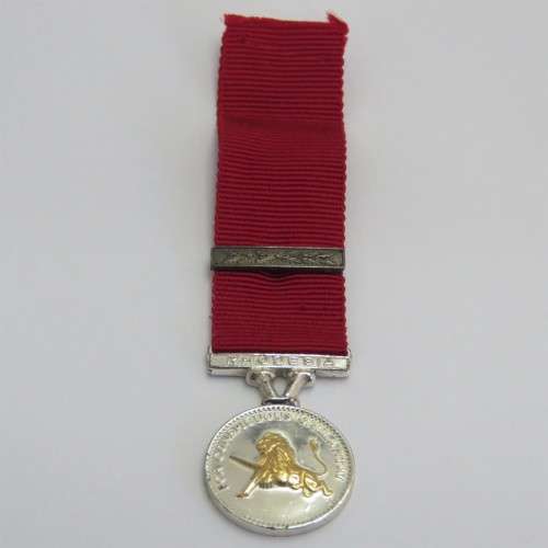 Rhodesia Conspicuous Gallantry decoration miniature medal - Livingstone mint issue