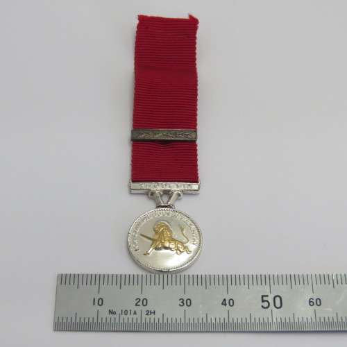 Rhodesia Conspicuous Gallantry decoration miniature medal - Livingstone mint issue