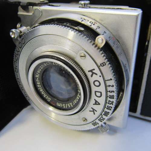 Vintage Kodak Retha 1 camera in pouch - Retina-Werar 3.5/50m lens