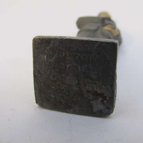 SAE Caltex Thomas Pringle lead figurine - South African Heritage