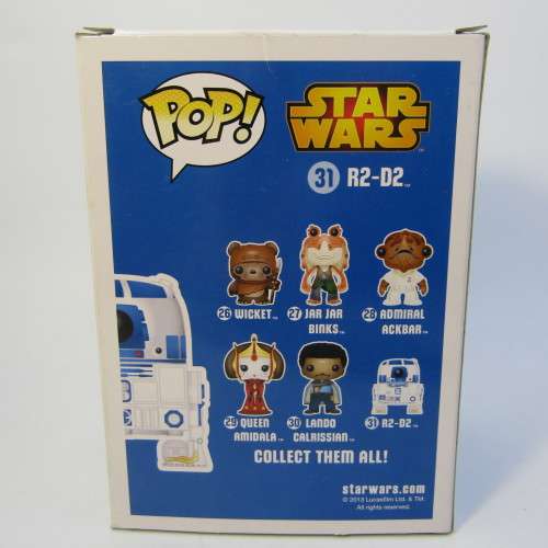 Funko POP Star Wars #31 R2-D2 vinyl bobble head figurine in box