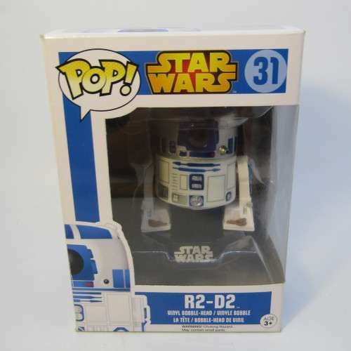 Funko POP Star Wars #31 R2-D2 vinyl bobble head figurine in box