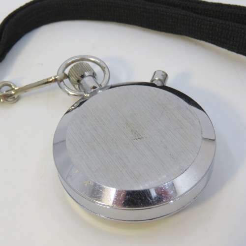 Vintage Lanco Mechanical stopwatch - Working - Melting damage to lens