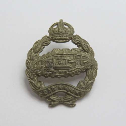 WW2 South African armoured corps collar badge