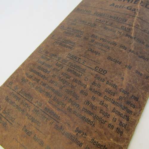 1942 WW2 Anti Gas Eye shields in packaging