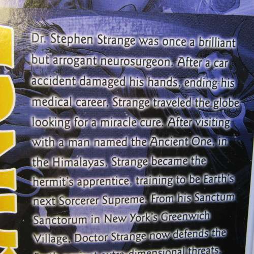 Marvel Select Dr. Strange figurine in box