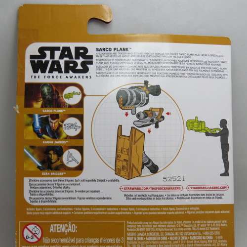 Hasbro Star Wars The Force Awakens Sarco Plank figurine