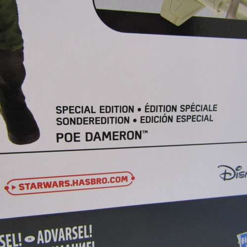 Hasbro Star Wars Speeder bike and Poe Dameron figurine - 12inch - in box