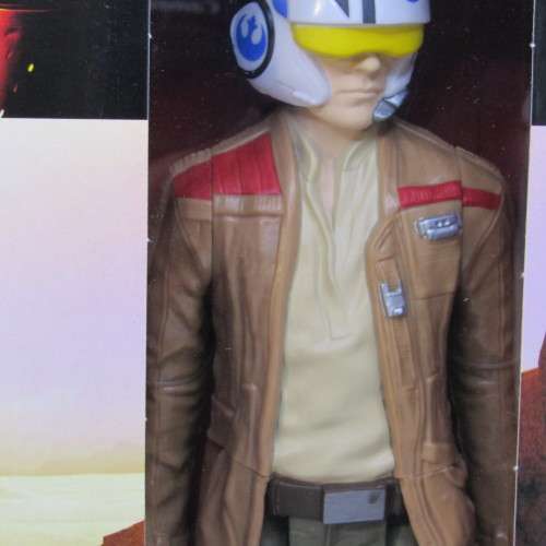 Hasbro Star Wars Speeder bike and Poe Dameron figurine - 12inch - in box