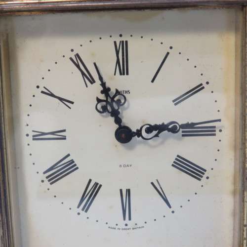 Smiths floating balance carriage clock - Vintage wind up - Working