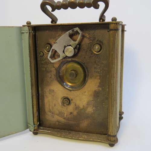 Smiths floating balance carriage clock - Vintage wind up - Working