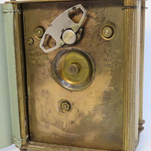 Smiths floating balance carriage clock - Vintage wind up - Working